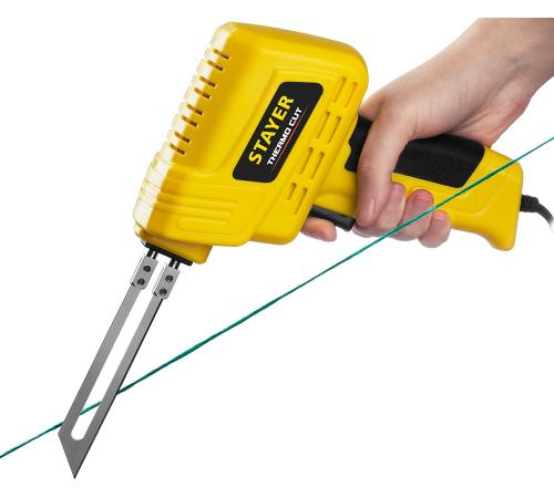 STAYER Thermo cut, 150 Вт, в наборе: 2 ножа, быстрый рез пенопласта + пластика, прибор для терморезки (45255-H2)