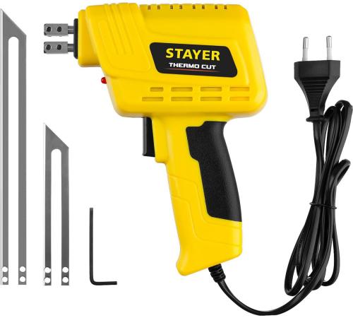 STAYER Thermo cut, 150 Вт, в наборе: 2 ножа, быстрый рез пенопласта + пластика, прибор для терморезки (45255-H2)
