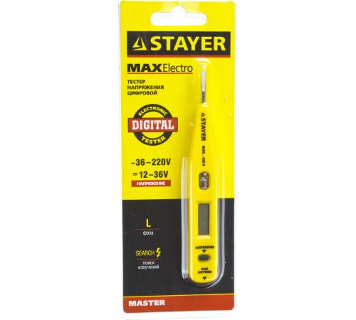 STAYER MAXElectro, 12 - 220 В, 125 мм, тестер напряжения (45290)