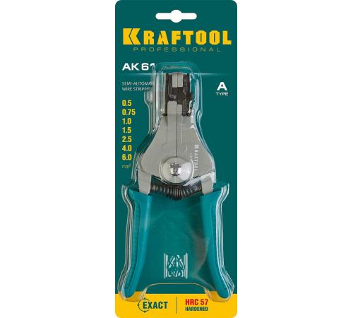 KRAFTOOL АК-5, 0.5 - 6 мм2, полуавтоматический стриппер (22683)