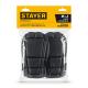 STAYER UNIVERSAL 2 в 1 вставка-наколенники защитные из ЭВА, 2 крепежных ремня (11197)