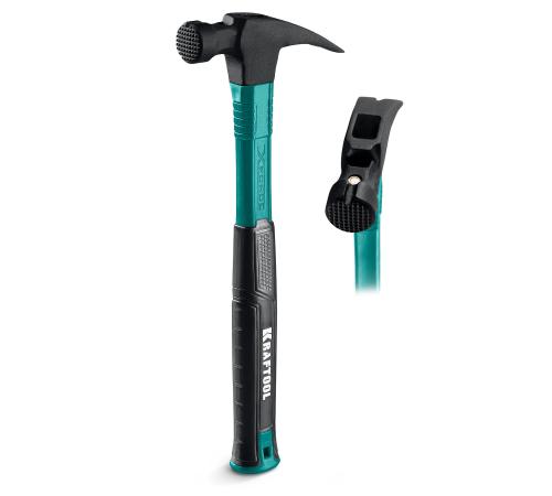 KRAFTOOL X-FORCE 560 г, столярный молоток-гвоздодёр (20265-56)