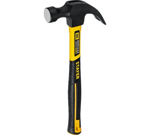 STAYER Fiberglass, 680 г, с фиберглассовой рукояткой, столярный молоток-гвоздодёр, Professional (2026)