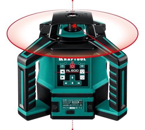 KRAFTOOL RL600, 600 м, ротационный лазерный нивелир (34600)