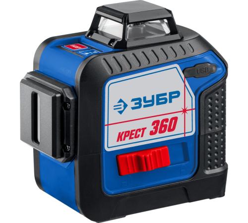 ЗУБР Крест 360, №2, 20 - 70 м, лазерный нивелир, Профессионал (34906-2)