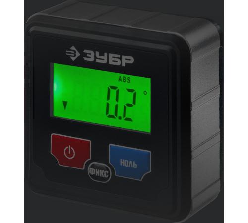 ЗУБР МИКРО, 4 Х 90°, ±0.1, электронный уровень-уклономер, Профессионал (34743)