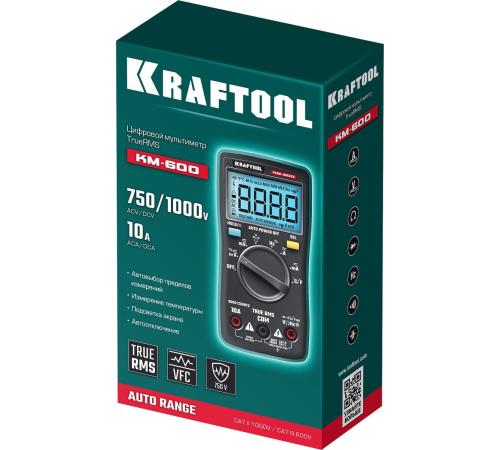 KRAFTOOL KM-600 цифровой мультиметр (59854)