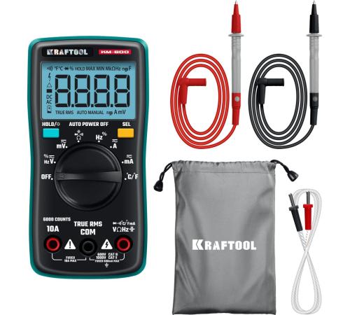 KRAFTOOL KM-600 цифровой мультиметр (59854)