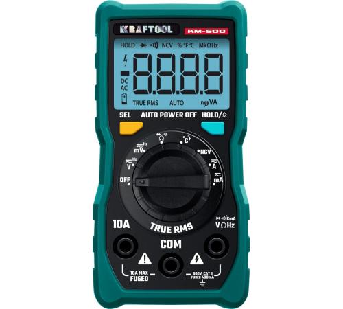 KRAFTOOL KM-500 цифровой мультиметр (59856)