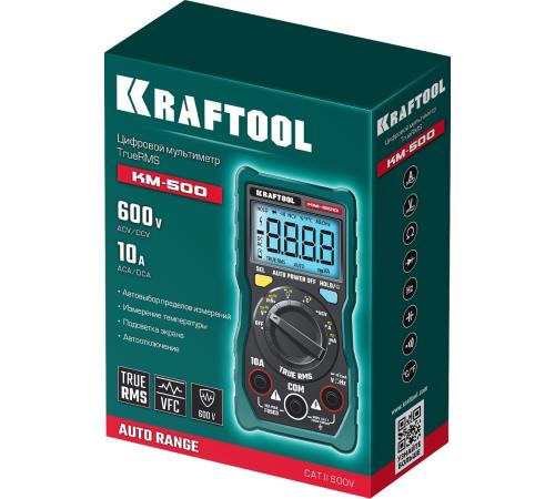 KRAFTOOL KM-500 цифровой мультиметр (59856)
