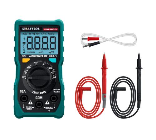 KRAFTOOL KM-500 цифровой мультиметр (59856)
