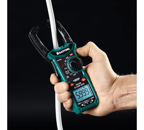 KRAFTOOL KC-300 Цифровые токовые клещи (59832)