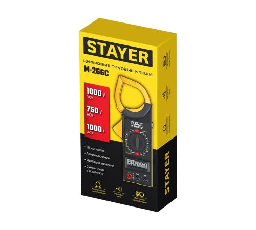 STAYER M266C Цифровые токовые клещи (59820)