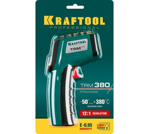 KRAFTOOL TRM-380, -50° +380°С, пирометр инфракрасный (45707-380)