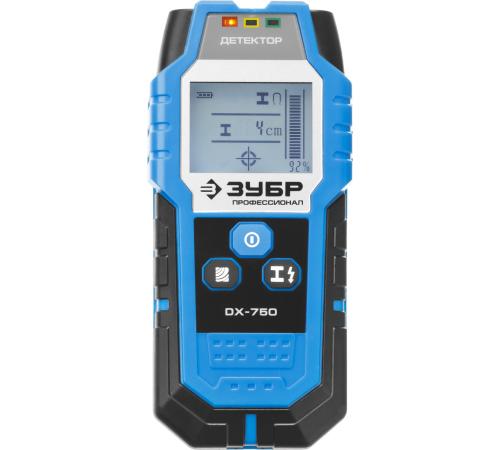 ЗУБР DX - 750, 100 мм, универсальный детектор проводки, Профессионал (45260)