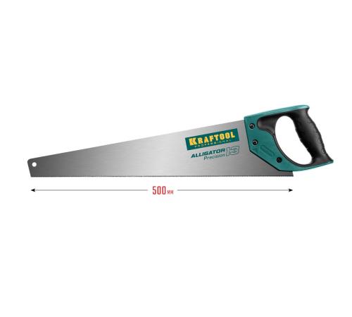 KRAFTOOL Alligator Precision 13, 500 мм, ножовка для точного реза (15225-50)