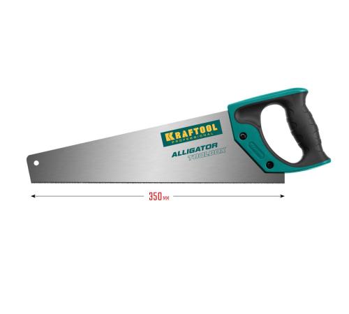 KRAFTOOL Alligator Toolbox 13, 350 мм, ножовка по дереву (15227-35)