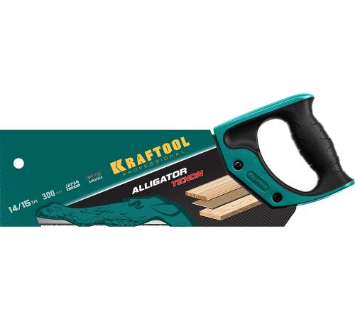 KRAFTOOL Alligator Tenon 15, 300 мм, ножовка с обушком для стусла (15228-30)
