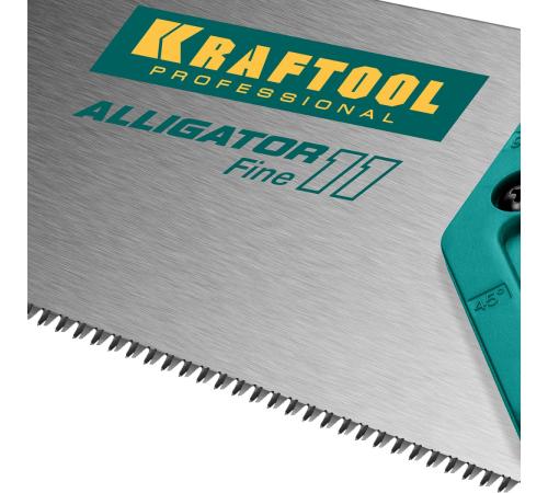 KRAFTOOL Alligator Fine 11, 400 мм, ножовка для точного реза (15203-40)