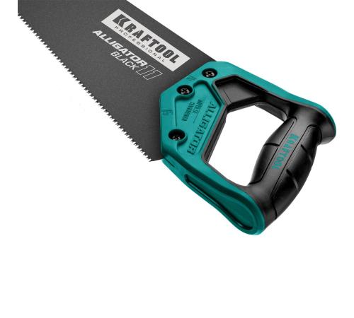 KRAFTOOL Alligator Black 11, 400 мм, ножовка для точного реза (15205-40)