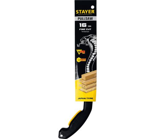 STAYER Cobra PullSaw, 300 мм, выкружная ножовка, Professional (15088)
