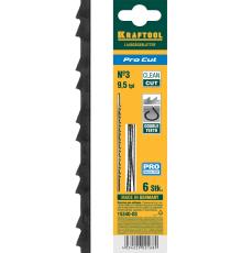 KRAFTOOL Pro Cut, 130 мм, 6 шт, полотна для лобзика (15340-03)