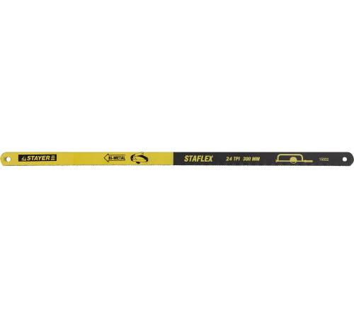 STAYER FLEX, 24 TPI, 300 мм, 10 шт, биметаллическое полотно по металлу, Professional (15932-S10)