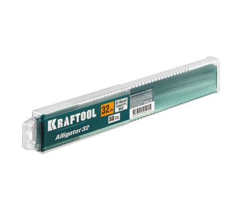 KRAFTOOL Alligator-32, 32 TPI, 300 мм, биметаллическое гибкое полотно по металлу (15942-32)