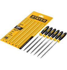 STAYER 150 мм, 6 предм., набор надфилей, Professional (16010-H6)