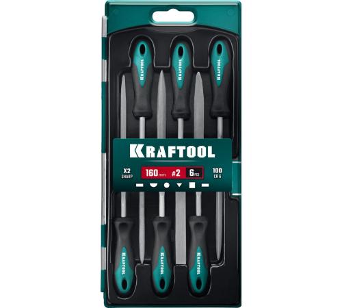 KRAFTOOL 6 шт, 160 мм, набор надфилей (16030-6)