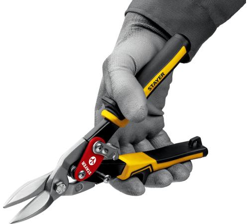 STAYER Cobra, 250 мм, прямые ножницы по металлу (23055-S)