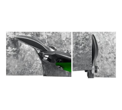 KRAFTOOL Alligator, 250 мм, левые усиленные ножницы по металлу с выносом (2328-OL)