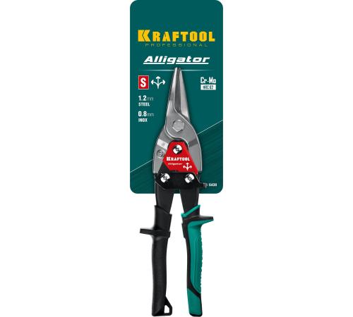KRAFTOOL Alligator, 250 мм, прямые ножницы по металлу (2328-S)