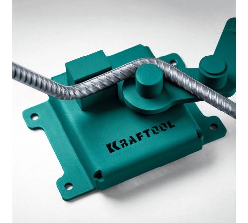 KRAFTOOL 20 PT, плавный гиб, на подшипнике, ручной станок для гибки арматуры (23300)