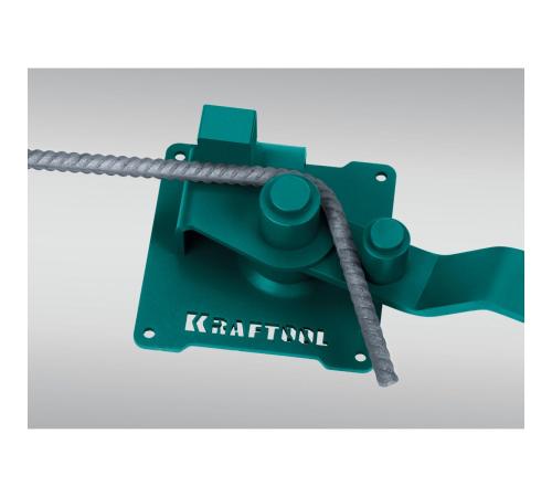 KRAFTOOL 16 PT, плавный гиб, на подшипнике, ручной станок для гибки арматуры (23306)