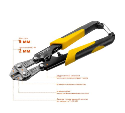 STAYER Hercules Forge, 200 мм, компактный болторез (2333)