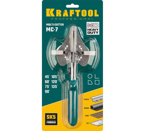 KRAFTOOL MC-7, угловые ножницы для пластмассовых и резиновых профилей (23372)