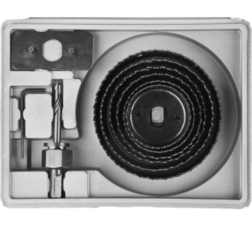 STAYER Maxcut, 6 шт, 51-102 мм, набор кольцевых коронок по дереву (29600-H8)
