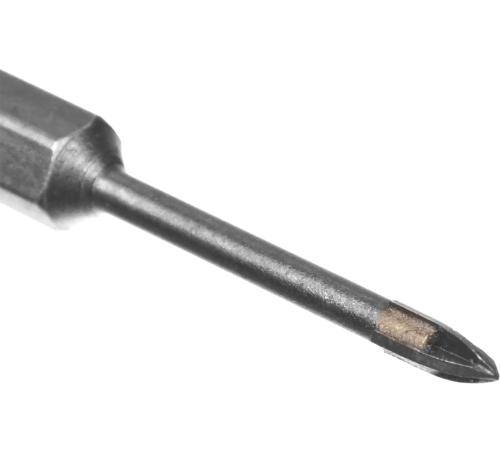 STAYER 3 мм, 4х кромка, HEX 1/4, Сверло по стеклу и кафелю (2985-03)