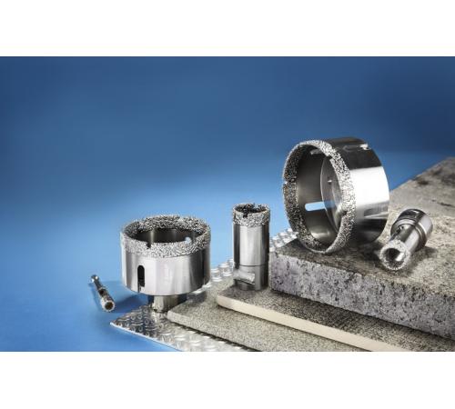 ЗУБР АВК, d 10 мм, (HEX 1/4″, 15 мм кромка), вакуумное алмазное трубчатое сверло, Профессионал (29865-10)