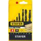 STAYER M-type, 8 шт: 3-4-5-6-7-8-9-10 мм, набор спиральных сверл по дереву (2942-H8)