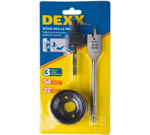 DEXX 54 мм, набор для врезки замков (2949-54-H3)
