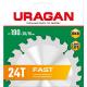 URAGAN Fast, 190 х 20/16 мм, 24Т, пильный диск по дереву (36800-190-20-24)