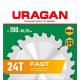 URAGAN Fast, 190 х 30/20 мм, 24Т, пильный диск по дереву (36800-190-30-24)
