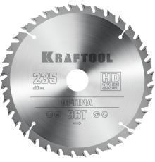 KRAFTOOL Optima, 235 х 30 мм, 36Т, пильный диск по дереву (36951-235-30)