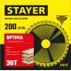 STAYER Optima, 200 x 32/30 мм, 36Т, оптимальный рез, пильный диск по дереву (3681-200-32-36)