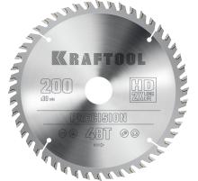 KRAFTOOL Precision, 200 х 30 мм, 48Т, пильный диск по дереву (36952-200-30)