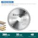 KRAFTOOL Precision, 200 х 32 мм, 48Т, пильный диск по дереву (36952-200-32)