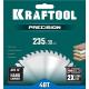 KRAFTOOL Precision, 235 х 30 мм, 48Т, пильный диск по дереву (36952-235-30)