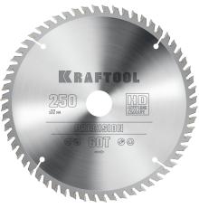 KRAFTOOL Precision, 250 х 32 мм, 60Т, пильный диск по дереву (36952-250-32)